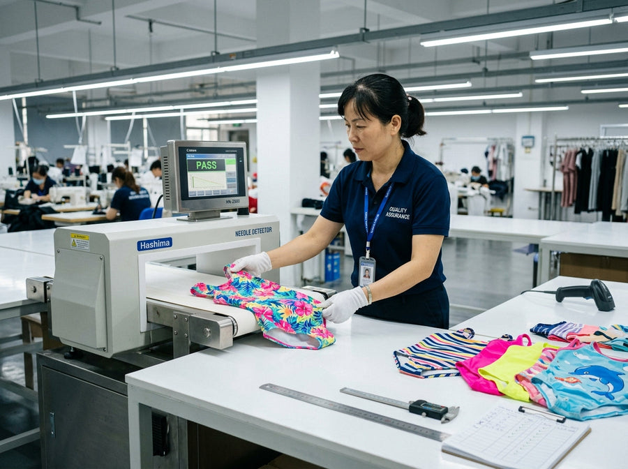 Inside Kids Swimwear Quality Control: What Buyers Should See Before Bulk Production