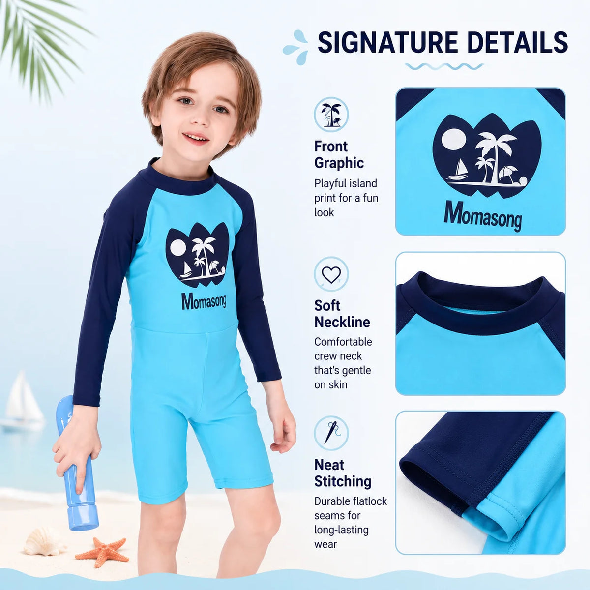 Boys Short Sleeve Swim Set – Sunny Splash