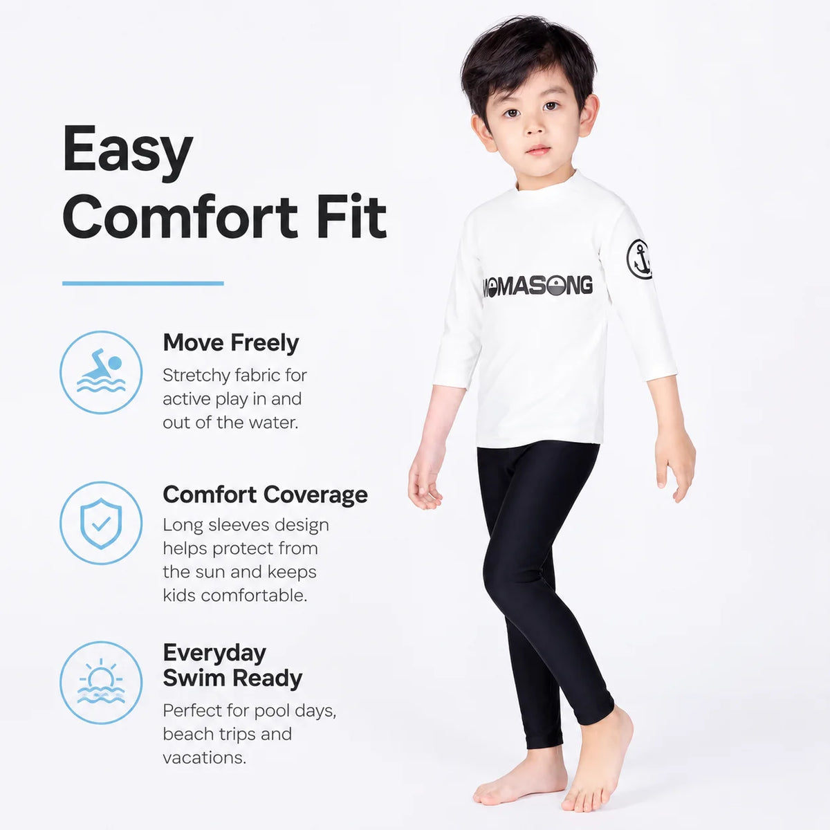 Boys Two-Piece Swim Set – Beach Explorer view 5