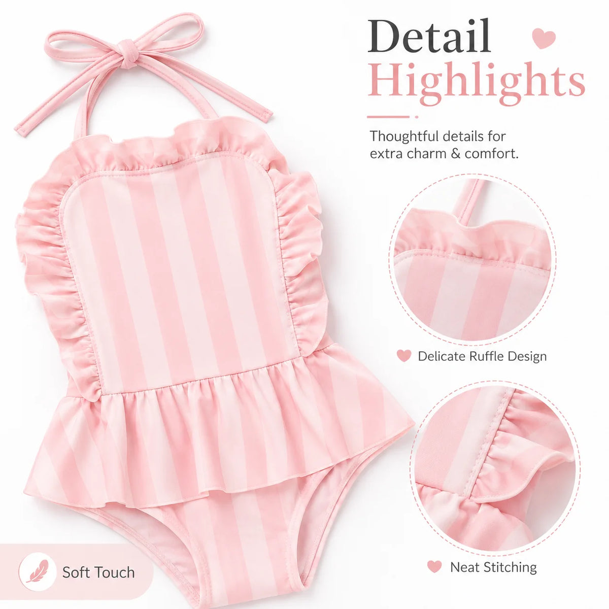 Girls Swimsuit – Wave Rider view 3