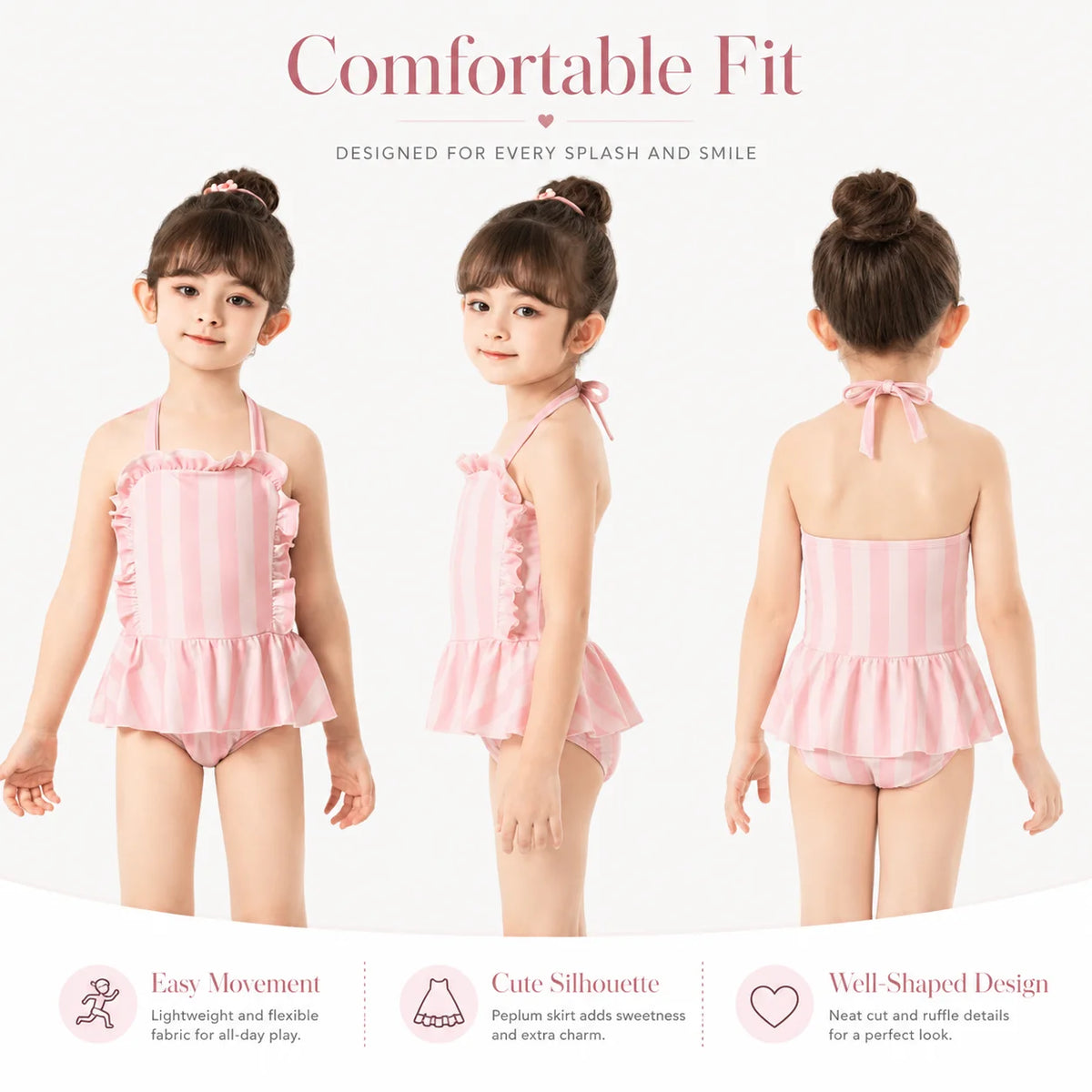 Girls Swimsuit – Wave Rider view 5