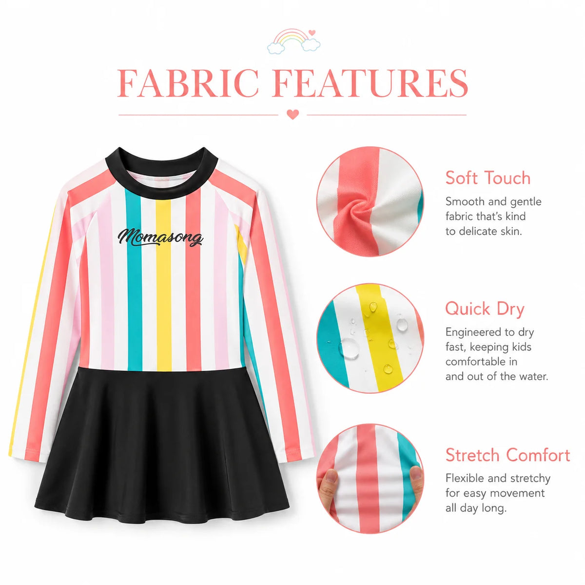 Girls Swimsuit – Safari Adventure view 4