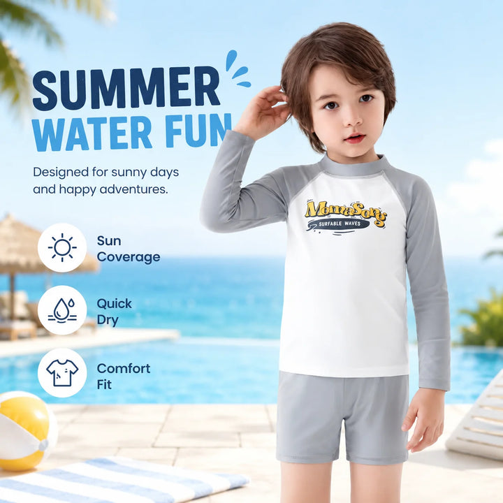 Boys Short Sleeve Swim Set – Surfer Paradise