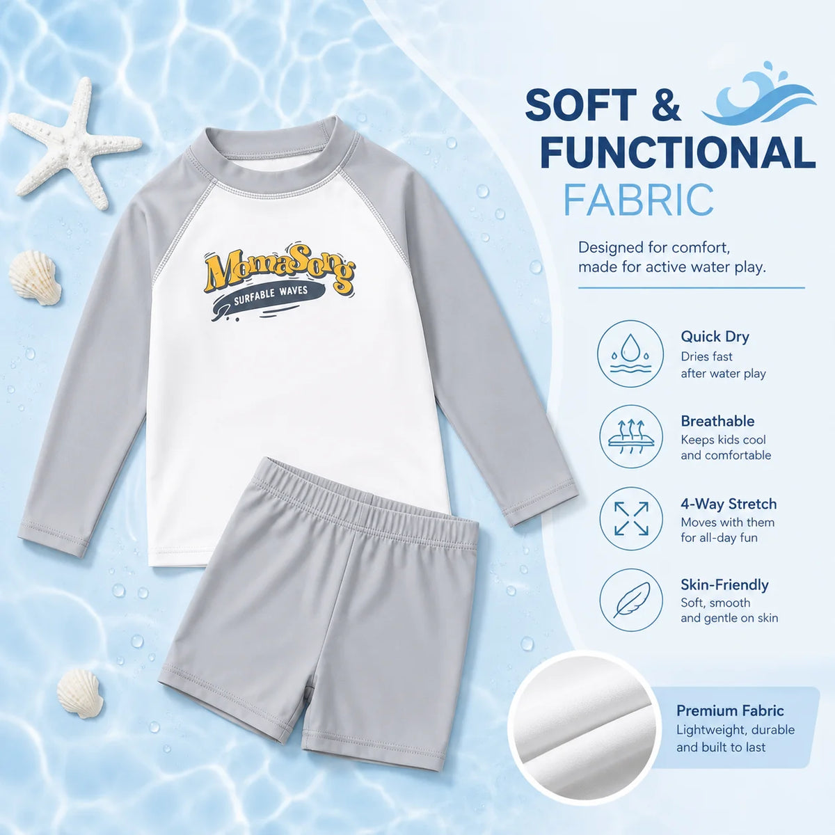 Boys Short Sleeve Swim Set – Surfer Paradise view 4