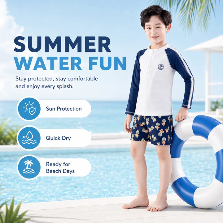 Boys Two-Piece Swim Set – Starfish Fantasy