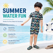 Boys Long Sleeve Rash Guard Set – Wave Rider