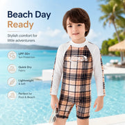 Boys Short Sleeve Swim Set – Ocean Breeze