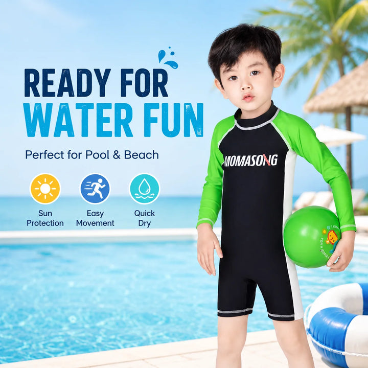 Boys Long Sleeve Rash Guard Set – Sea Breeze