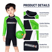 Boys Long Sleeve Rash Guard Set – Sea Breeze view 3