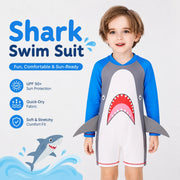 Boys One-Piece Rash Guard Swimsuit – Island Breeze view 2