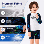 Boys Two-Piece Swim Set – Sunny Beach view 4