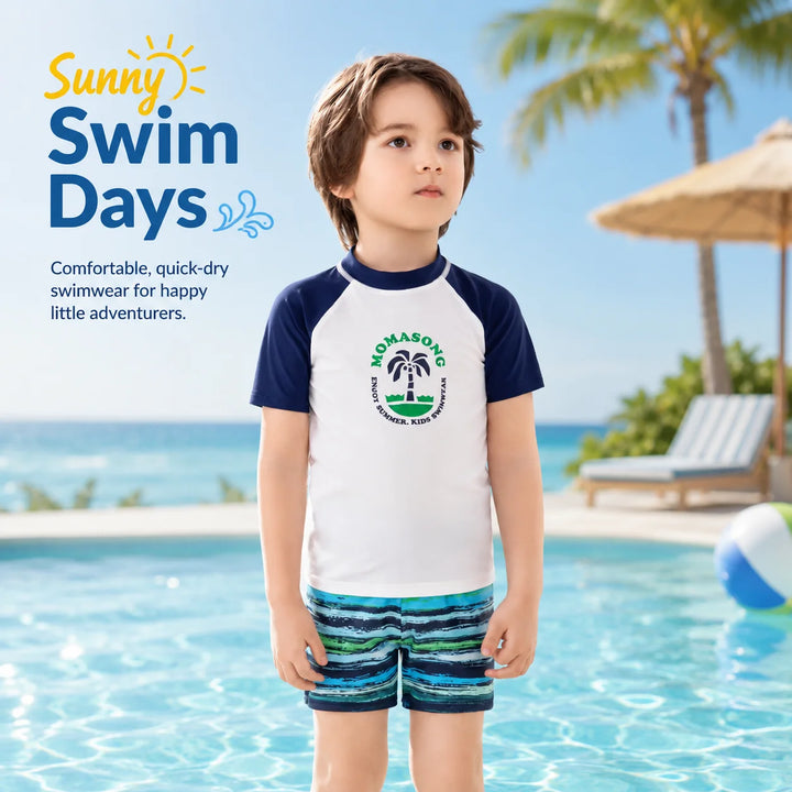 Boys Short Sleeve Swim Set – Aqua Fun