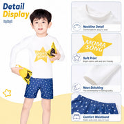 Boys Zip-Up Rash Guard Shorts Set – Tidal Wave view 3