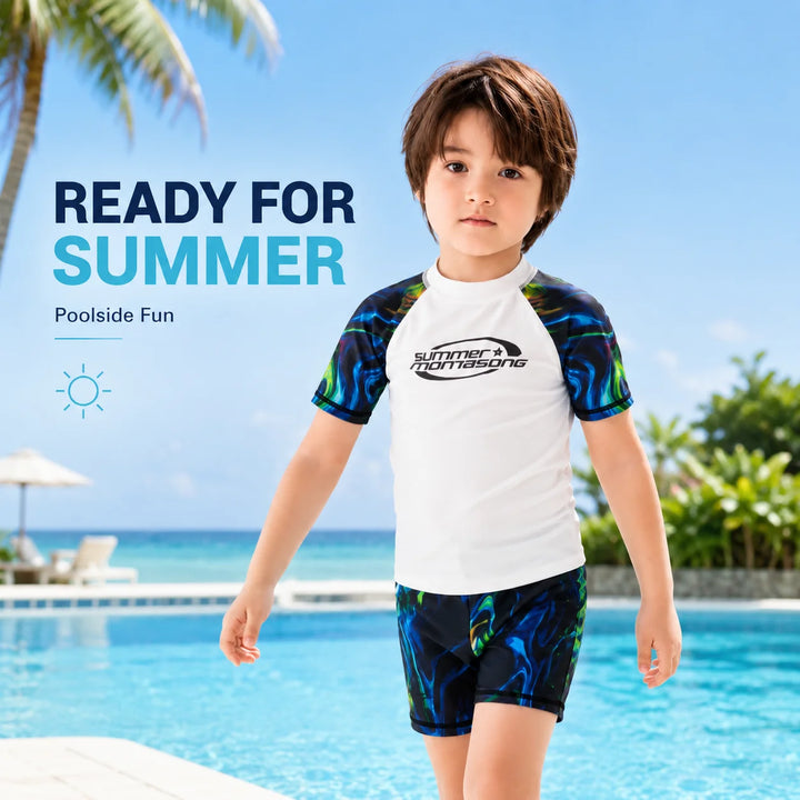 Boys Two-Piece Swim Set – Dolphin Dance