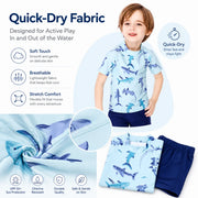 Boys One-Piece Rash Guard Swimsuit – Wave Catcher view 4