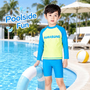 Boys Long Sleeve Rash Guard Set – Surfboard Dream