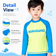 Boys Long Sleeve Rash Guard Set – Surfboard Dream view 3