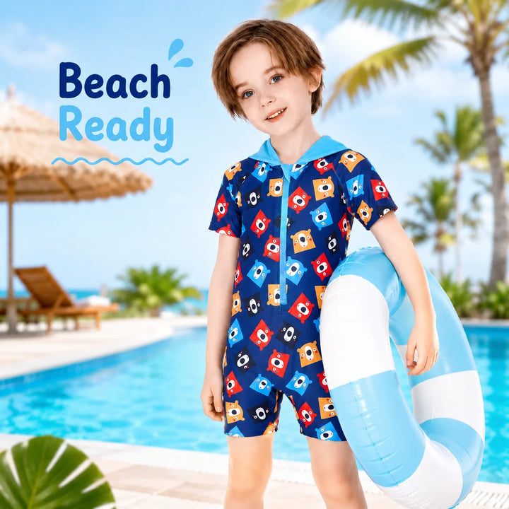 Boys Short Sleeve Swim Set – Cozy Cove