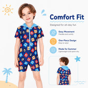 Boys Short Sleeve Swim Set – Cozy Cove view 5