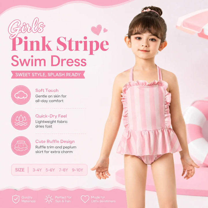 Girls Short Sleeve Swim Set – Starfish Fantasy
