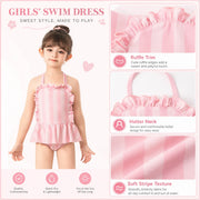 Girls Short Sleeve Swim Set – Starfish Fantasy view 2
