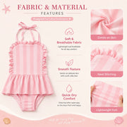 Girls Short Sleeve Swim Set – Starfish Fantasy view 3