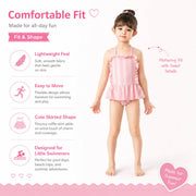 Girls Short Sleeve Swim Set – Starfish Fantasy view 4
