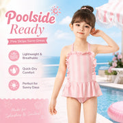 Girls Short Sleeve Swim Set – Starfish Fantasy view 5