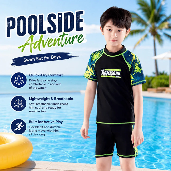 Boys Two-Piece Swim Set – Wave Rider