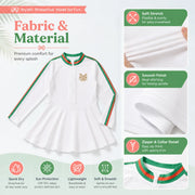 Girls Long Sleeve Rash Guard Set – Sunny Waves view 4
