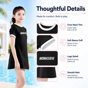 Girls Long Sleeve Rash Guard Set – Sweet Ruffles view 5