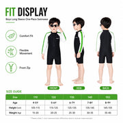 Boys Zip-Up Rash Guard Shorts Set – Coastline Explorer view 5