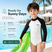 Kids Hooded Beach Towel Poncho – Sea Shell