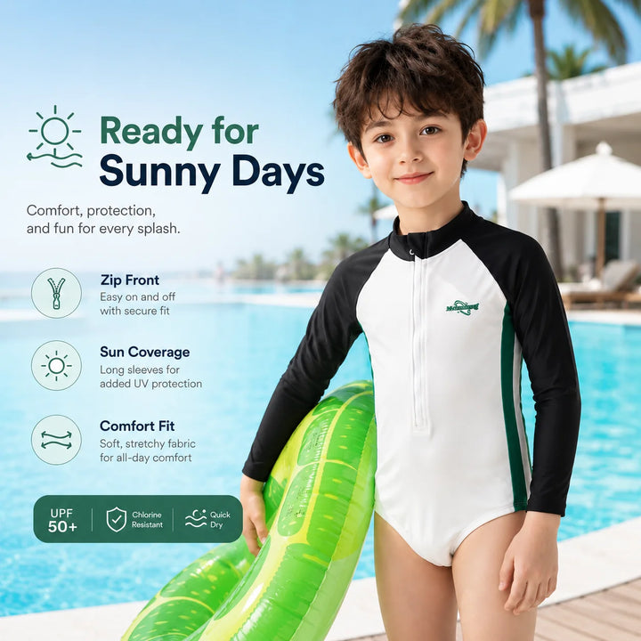 Kids Hooded Beach Towel Poncho – Sea Shell