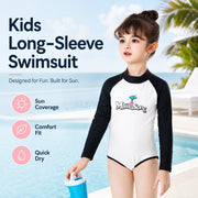 Girls Premium One-Piece Swimsuit – Mermaid Magic view 2