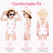 Girls Long Sleeve Rash Guard Set – Sunny Waves view 5