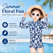 Girls Long Sleeve Rash Guard Set – Surfer Paradise