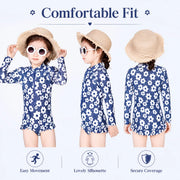 Girls Long Sleeve Rash Guard Set – Surfer Paradise view 5