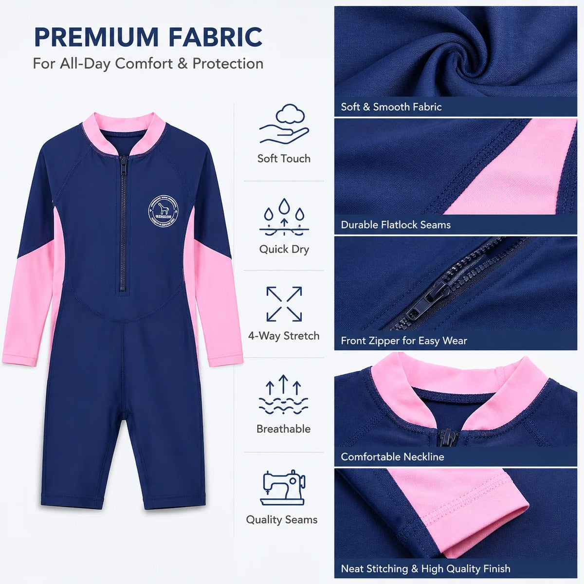 Girls Floatation Swim Vest – Aqua Dream view 4