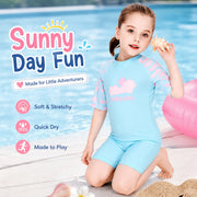 Girls Long Sleeve Rash Guard Set – Starfish Fantasy