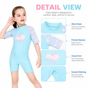 Girls Long Sleeve Rash Guard Set – Starfish Fantasy view 3