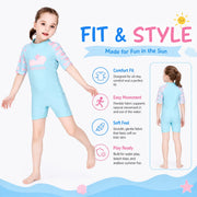 Girls Long Sleeve Rash Guard Set – Starfish Fantasy view 5