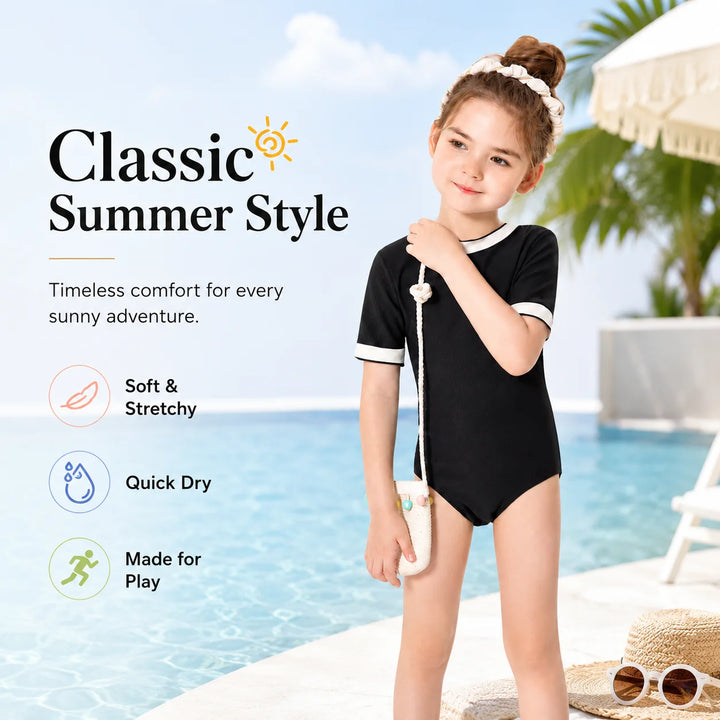 Girls Two-Piece Swim Set – Wave Rider