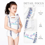 Girls Long Sleeve Rash Guard Set – Mermaid Magic view 3