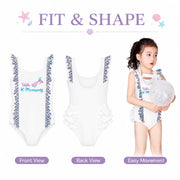 Girls Long Sleeve Rash Guard Set – Mermaid Magic view 5