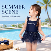 Girls Long Sleeve Rash Guard Set – Sweet Ruffles