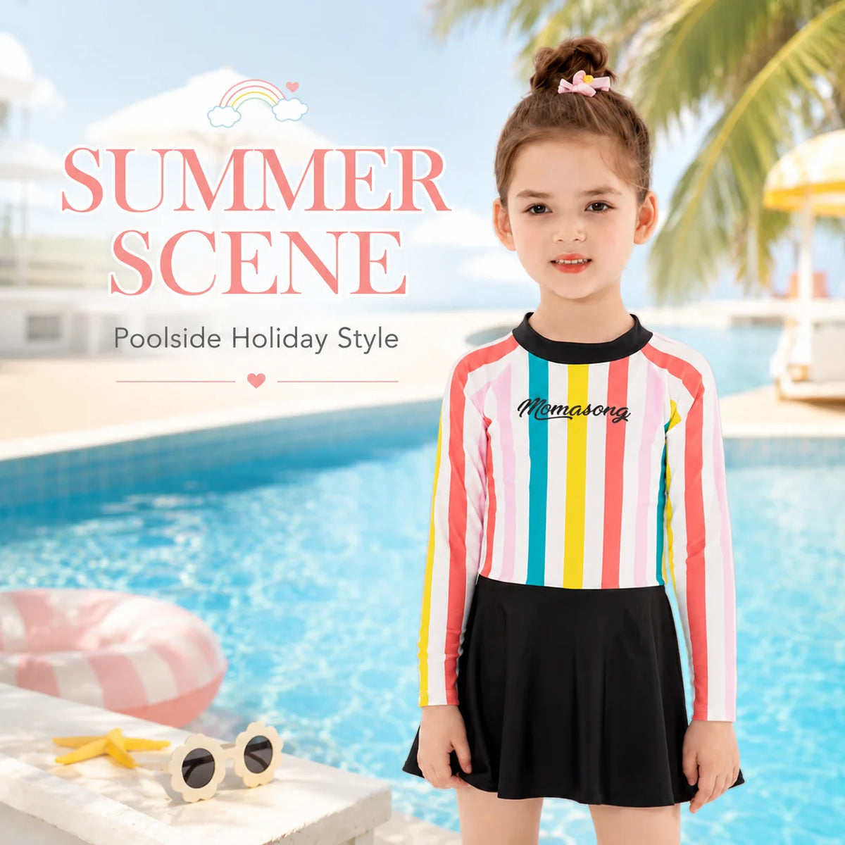Girls Swimsuit – Safari Adventure