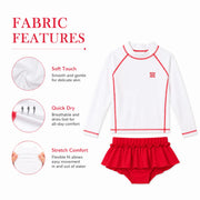 Girls Premium Swim Dress – Aqua Dream view 4