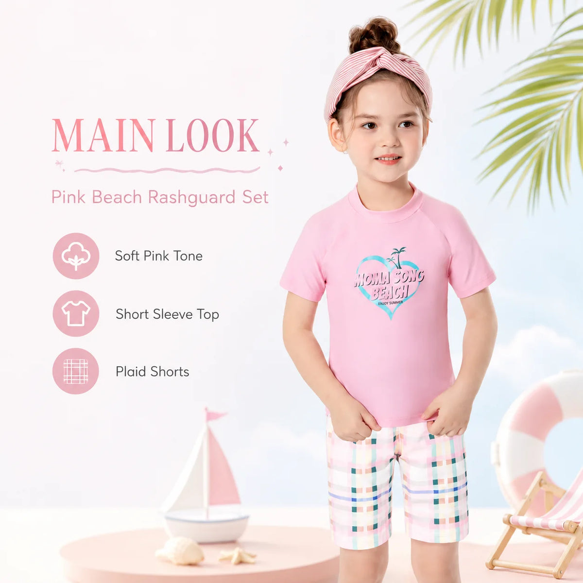 Girls Premium One-Piece Swimsuit – Wave Rider view 2