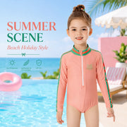 Girls Premium One-Piece Swimsuit – Sea Shell